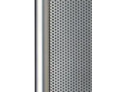 zijpaneel,v. achterzijde bureau,H 680mm,zilverkleurig
