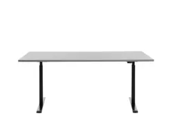 Elektrisch ihv bureau,HxBxD 700-1200x1800x800mm,blad grijs