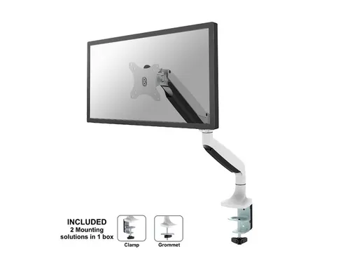 Newstar Monitorarm 1 Scherm 32 Inch Wit Gasveer
