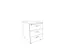 caissons mobile,HxlxP 580x420x560mm,3 tiroir(s),verrouil. centralisé