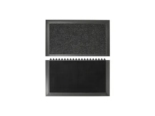 entreemat,HxLxB 19x1050x914mm,rubber,rubberen borstelharen