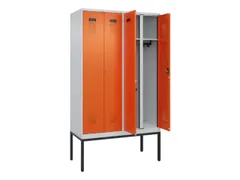 locker voor scheiding van kleding,HxBxD 2120x1200x500mm,4vak