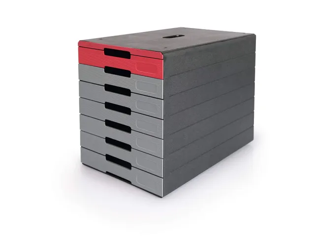 Durable 776303 Ladebox IDEALBOX PRO 7 Laden Rood