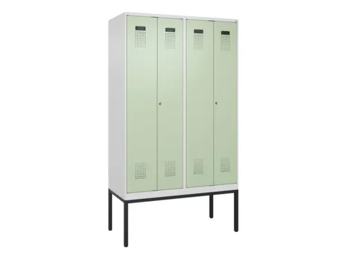 locker voor scheiding van kleding,HxBxD 2120x1200x500mm,4vak