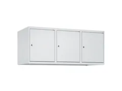 opzetkast,v. locker,3vak.,vak B 400mm,HxBxD 500x1200x500mm,vleugeldeur