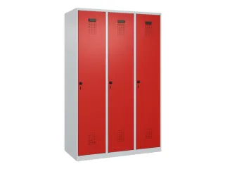 locker voor scheiding van kleding,HxBxD 1850x1200x500mm,3vak - 2
