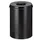 Vlamdovende papierbak 30 Liter Zwart