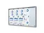Vitrine murale plate 10x A4 Portes coulissantes