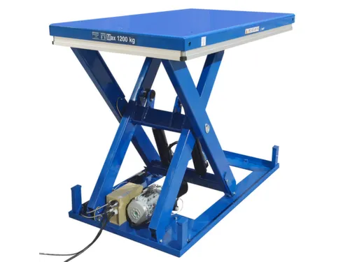 stationaire heftafel,draagverm. 1200kg,Gesloten platform