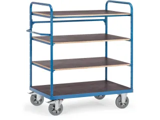 Etagewagens 18212-1 1200kg 1000x700mm Ral5007 4 Etages Watervast - 1
