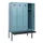 locker met bank,HxBxD 1950x1200x815mm,4vak,vak B 300mm,cilinderslot