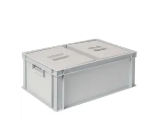 Euronorm-stapelbak,m. 2isoleerboxen,HxLxB 220x600x400mm,44,5/10,4l - 2