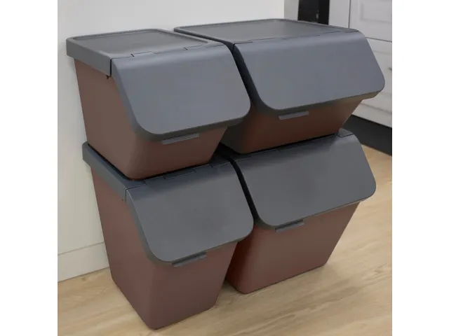 Sigma Home sorteer unit 45L bruin - 49,3x38,8x29,8cm