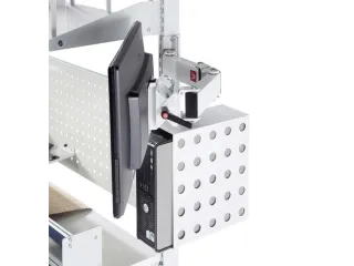 Monitorarm,V. Montagetafel,M. Dubbele Scharnierarm,Zwenkbaar - 4