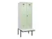 locker met bank,voor scheiding van kleding,HxBxD 2120x800x815mm,2vak