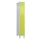 Z-garderobekast,HxBxD 1950x300x500mm,vak B 150/300mm,cil.-slot,voeten