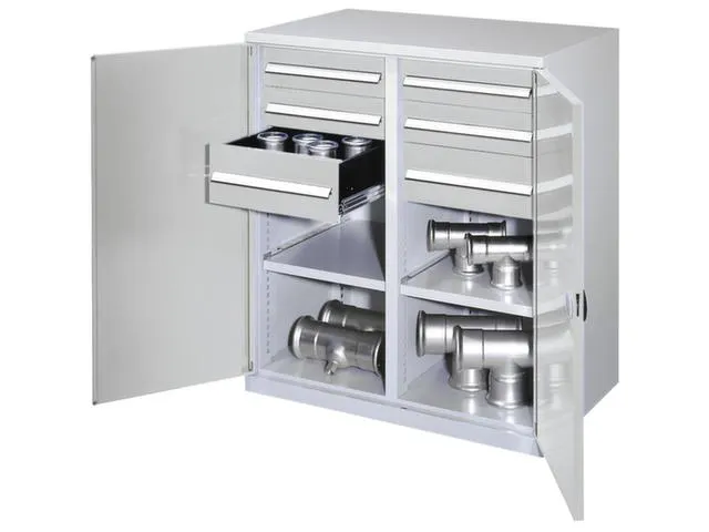 Materiaalkast Scheidingswand Dubbelwandige Deur 1100x1000x600mm 2legb.