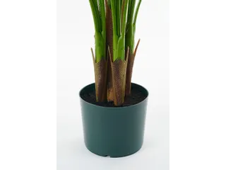 Kunstplant Mica Areca palm in pot groen 120x140cm - 11