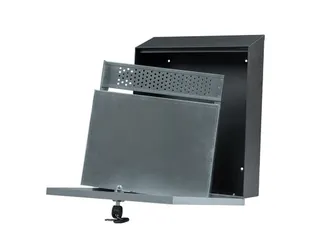Wandasbak Zwart met binnenemmer - 3