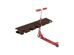 Steprek voor 6 steppen L 990mm eenzijdig RAL8017