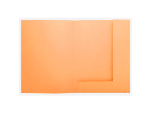 50 dossiermappen met 2 kleppen SUPER 250 24x32cm Oranje
