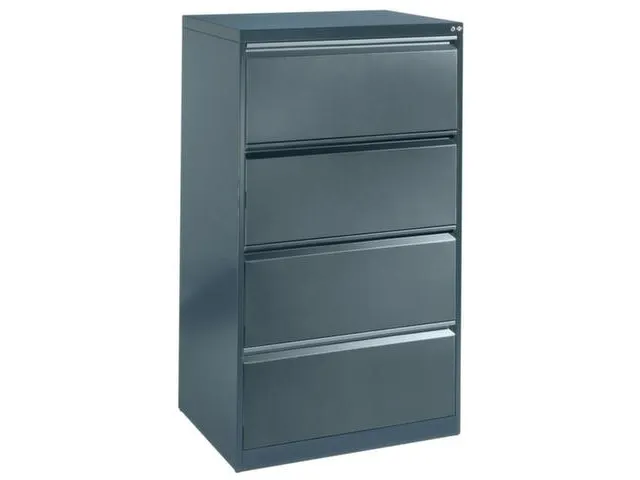 fichekast,HxBxD 1045x433x590mm,1baan,romp RAL7021,front RAL7021