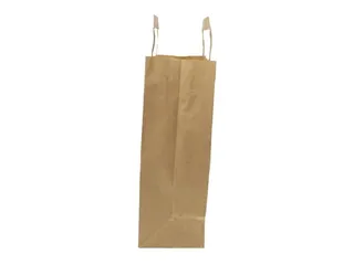 Papieren zak Kraft met Handvat 28x22cm 70 Gram 250 Stuks - 3