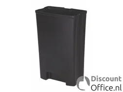 Binnenbak 30 Liter Zwart Kunststof End Step Rubbermaid