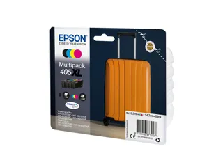 Epson 405XL Inktcartridge Multipack Zwart + 3 Kleuren Origineel - 2