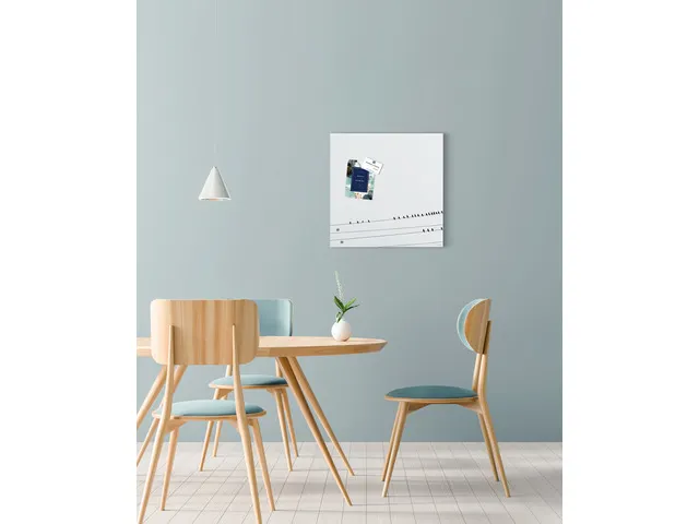 Tableau magnetique en verre Sigel mat 480x480x15mm Little Birds