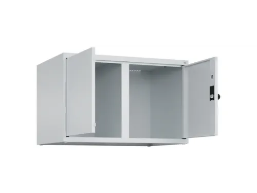opzetkast,v. locker,2vak.,vak B 400mm,HxBxD 500x800x500mm,vleugeldeur