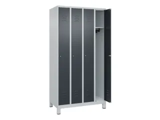 locker,HxBxD 1950x1000x500mm,4vak,vak B 250mm,cil.-slot,voeten - 2