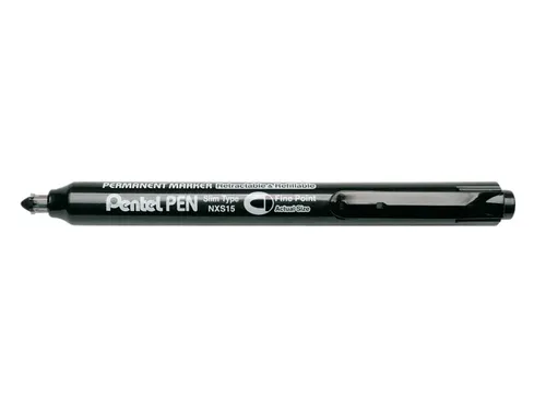 Viltstift Pentel NXS15 zwart 1mm
