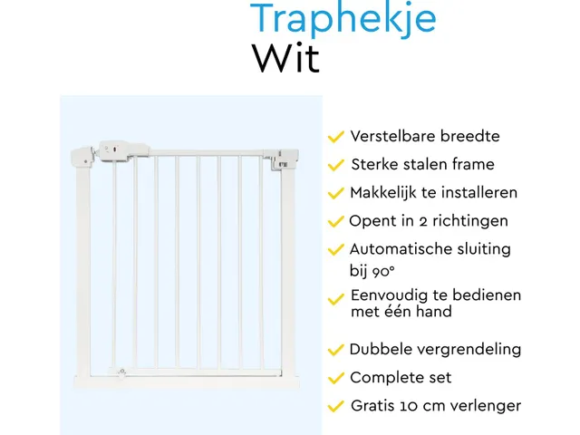 Traphekje Wit SGW100