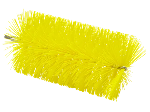 Pijpborstel voor Flexibele Kabel Ø 90mm Medium Geel