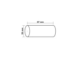 Rollen voor rekenmachines 57x25x0x6,5 1-Laags - 8