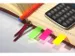Marque-pages Info flags 12,5x43mm Assorti Blister 5 couleurs