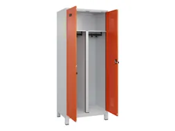 PBM-locker,HxBxD 1950x800x500mm,2vak,vak B 400mm,draaigrendel