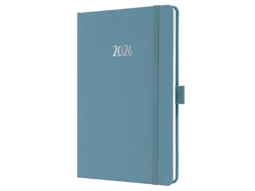Weekagenda Feel A5 2026 (NL/FR/EN/DU) Powder Blue Hardcover