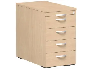 Ladenblok Hxbxd 720x430x800mm 1 Pennenlade 4 Laden Bladdecor Beuken - 2