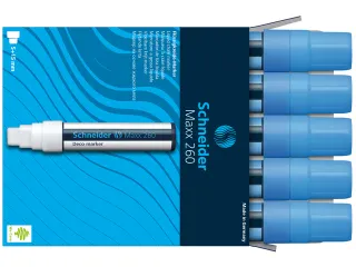 Krijtmarker Schneider Maxx 260 fluorblauw - 10