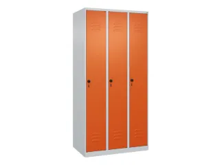 locker voor scheiding van kleding,HxBxD 1850x900x500mm,3vak - 1