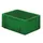 Euronorm Stapelkrat 175x400x300mm 14.5l Wanden/Bodem Gesloten Groen