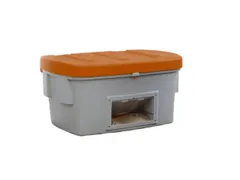 strooigoedbak,550l,HxBxD 748x1400x1070mm,PE,grijs,deksel oranje