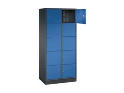 grootvolume-lockersysteem,HxBxD 1950x820x500mm,2x5vakken,cil.-slot