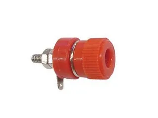 Bindposten 4mm Nikkel - Rood - 2