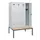 locker met bank,HxBxD 1950x1200x815mm,4vak,vak B 300mm,cilinderslot