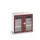 vitrinekast 1000x1050x550mm 2xStalen bodem romp RAL7035 front RAL3004