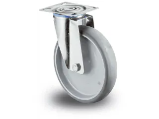 Zwenkwiel 80kg Thermopl. Banden Kunststof Velg 100x 30mm - 1