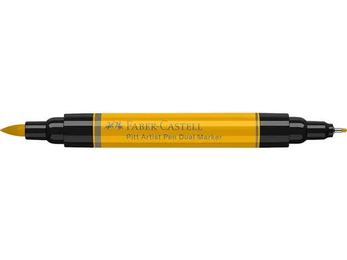 Tekenstift Faber-Castell Pitt Artist Pen duo marker 109 chroomgeel don